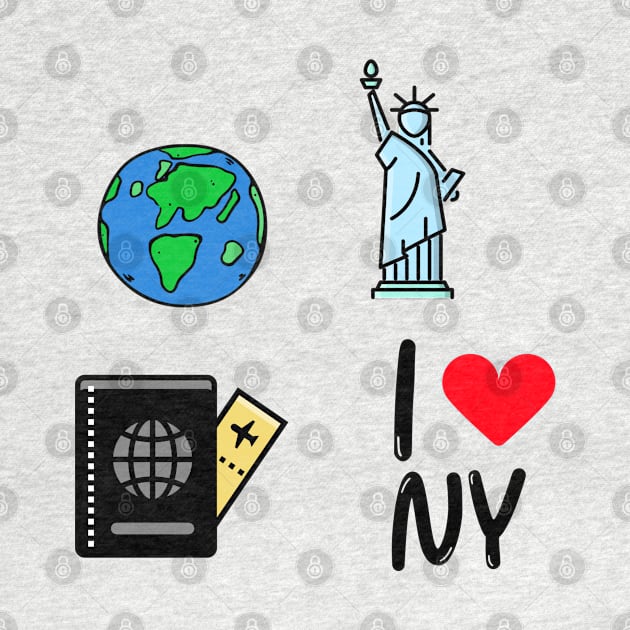 NYC Sticker Pack by JC's Fitness Co.